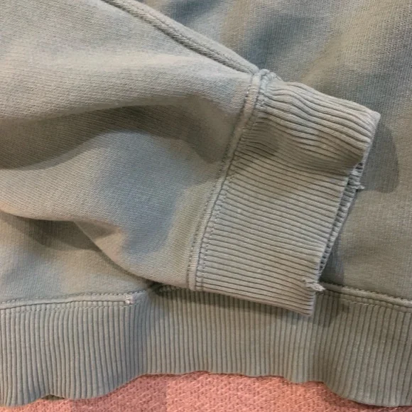 Polo by Ralph Lauren Aqua Quarter-Zip Sweatshirt - Picture 5 of 8